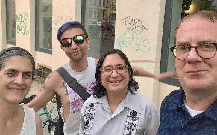 Four Journalism professors in Berlin