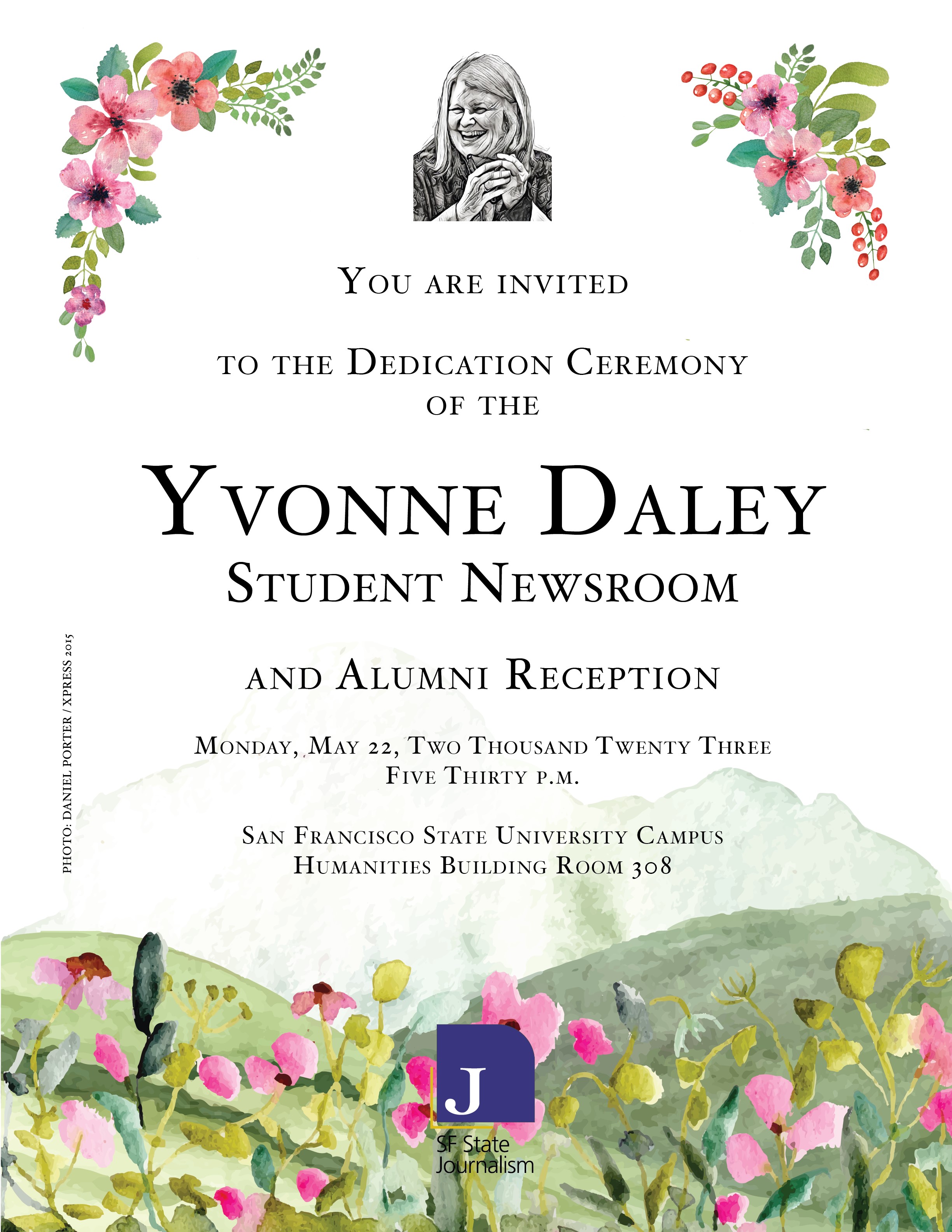 Yvonne Daley Newsroom Dedication