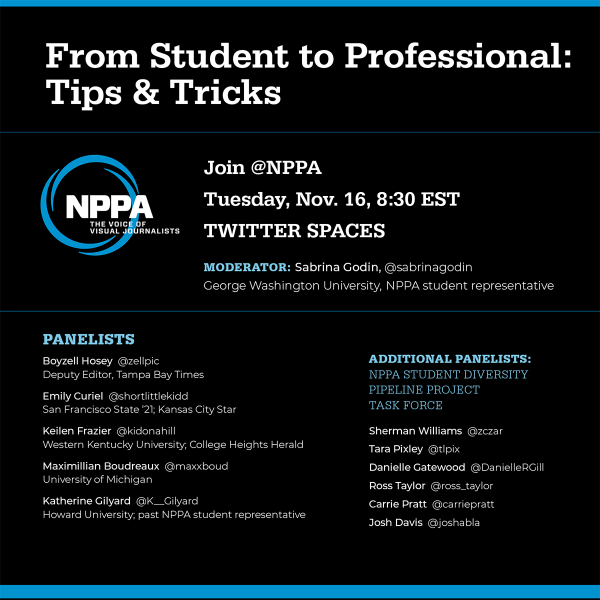 Student to Professional Tips and Tricks agenda