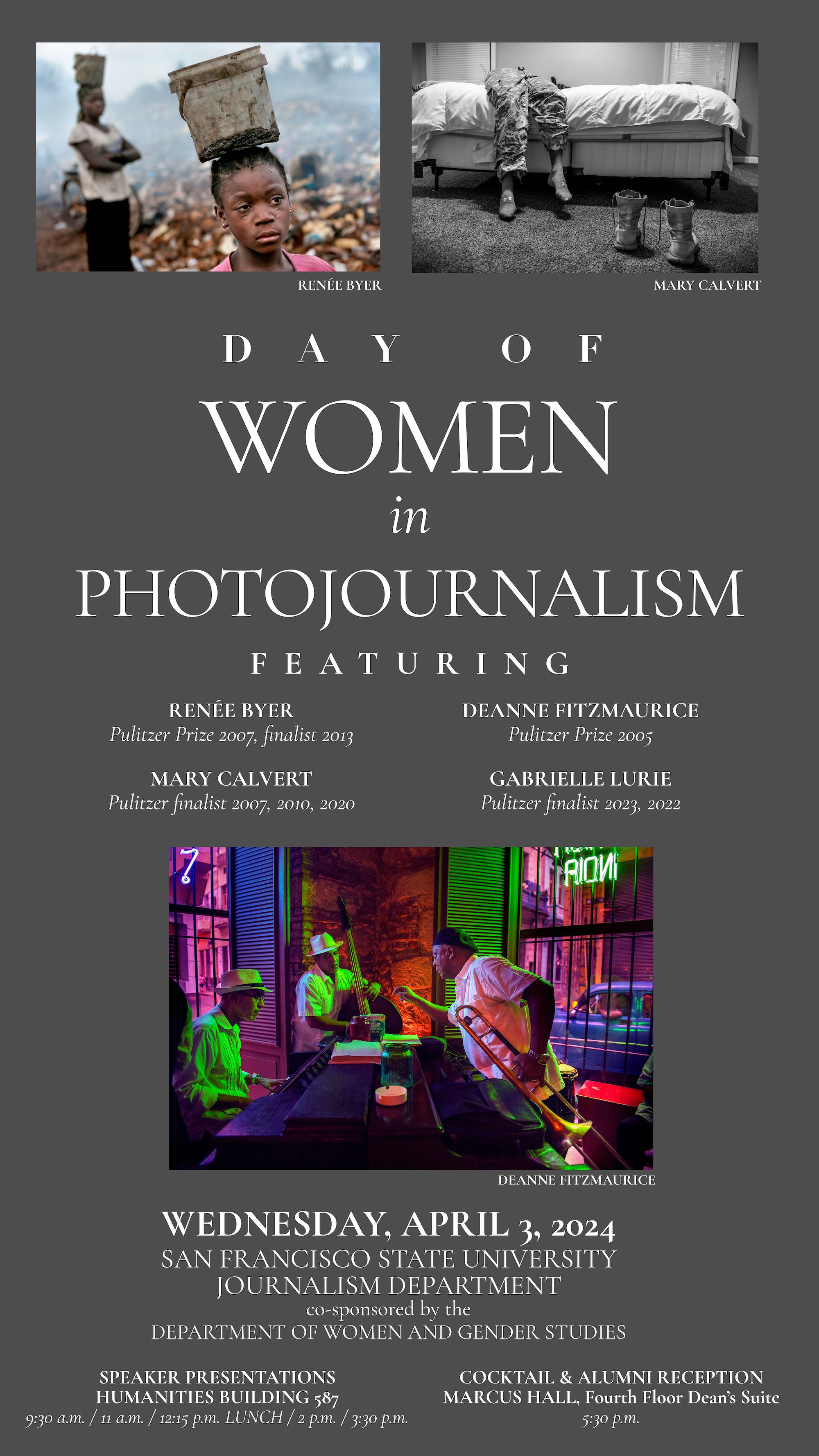 Day of Women in Photojournalism Flyer